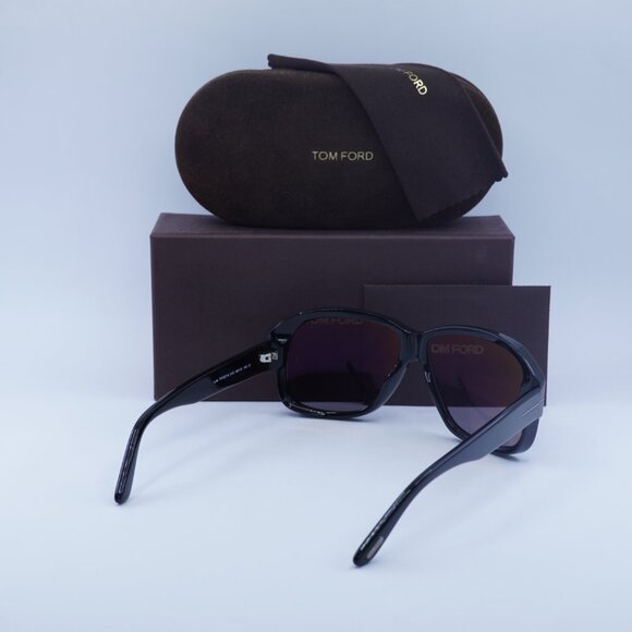 Tom Ford Lyle FT0837-N 01C Square Sunglasses - Black/Grey main image 6